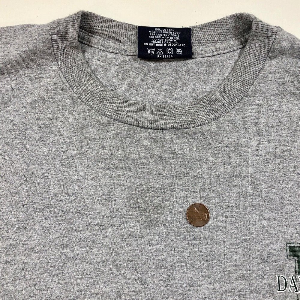 Vintage Dartmouth College Long Sleeve gray T Shirt Jansport Size Large USA  Made - Picture 5 of 10